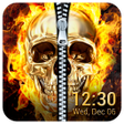プログラムのアイコン：Skull lock screen zipper