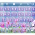 Emoji Keyboard Glass PinkFlow2