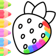 Fruit Coloring Book For Kids