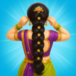 プログラムのアイコン：Indian Wedding Hair Do De…
