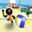 أيقونة البرنامج: Stickman Beach Volleyball