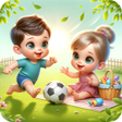 Pregnant Mommy And Twin Baby Care icon