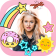 プログラムのアイコン：Kawaii Stickers Photo Edi…