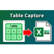 Table Capture - Tabular Data to Spreadsheet