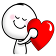 أيقونة البرنامج: Love couple stickers for …
