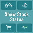 ไอคอนของโปรแกรม: Show Stock Status for Woo…