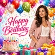 Icon of program: Birthday photo frame - co…