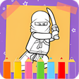 프로그램 아이콘: Superhero Ninja Coloring …