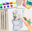 How to Draw Skibidi Toilet