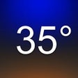 Symbol des Programms: Temperature App