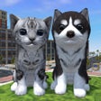Icoon van programma: Cute Cat And Puppy World