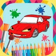 Иконка программы: Cars coloring book to pai…