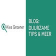 Icoon van programma: Kies Groener - Duurzaam L…