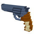 Guns 3D Color by Number Weapon