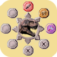 プログラムのアイコン：Dino King - Stone Battle