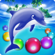 أيقونة البرنامج: Dolphin Bubble Shooter