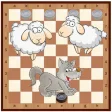 Wolf and Sheep board game