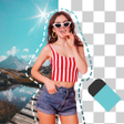 أيقونة البرنامج: Background Eraser  Blur P…
