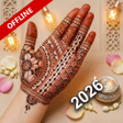 Ikona programu: Mehndi Design 2023 Offlin…