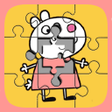Ikona programu: Little Pig and Animal puz…