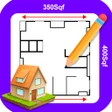أيقونة البرنامج: Draw House Design  Floor …