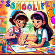 أيقونة البرنامج: My Family Town : City Sch…