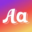 أيقونة البرنامج: Happy Fonts Aα Font Keybo…