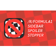 /r/Formula1 Sidebar Spoiler Stopper