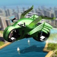 أيقونة البرنامج: Robot Flying Bike: Motorb…