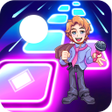 程序图标：Senpai FNF Tiles Hop Musi…