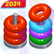 プログラムのアイコン：Hoop Stack - Color Sort P…
