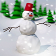 プログラムのアイコン：3d Snowman Live Wallpaper