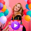 Happy birthday video with photos and music