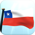 プログラムのアイコン：Chile Flag 3D Free Wallpa…