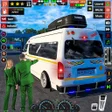 أيقونة البرنامج: City Van Driver Game Simu…