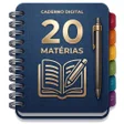 Ikona programu: Caderno Digital de 20 Mat…