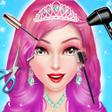 プログラムのアイコン：Girls hairstyle salon gam…