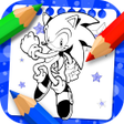 プログラムのアイコン：soni coloring cartoon boo…