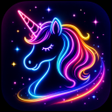 Иконка программы: Glow Paint Studio: Draw A…