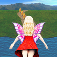 Symbol des Programms: Flying Girl Runner.