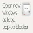 Ikona programu: Open link in same tab, po…