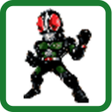 Ikon program: Kamen Rider Cartoon Pixel