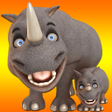 Icon of program: Talking Rhino Hero And Ju…