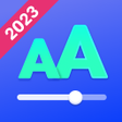 أيقونة البرنامج: Big Font - Font Size Incr…
