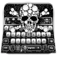 Diamond RIP Skull Keyboard Theme