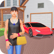 أيقونة البرنامج: Single Mom Sim Virtual Mo…