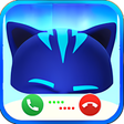 heroes mask Calls You - p j Fake Call Simulator icon