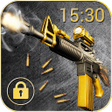 ไอคอนของโปรแกรม: Rifle Fire Lock Screen