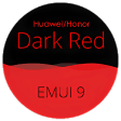 Dark Red EMUI 9 Theme  Black and Red