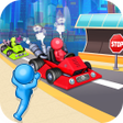 أيقونة البرنامج: Bus Jam 3D - Color Sort P…